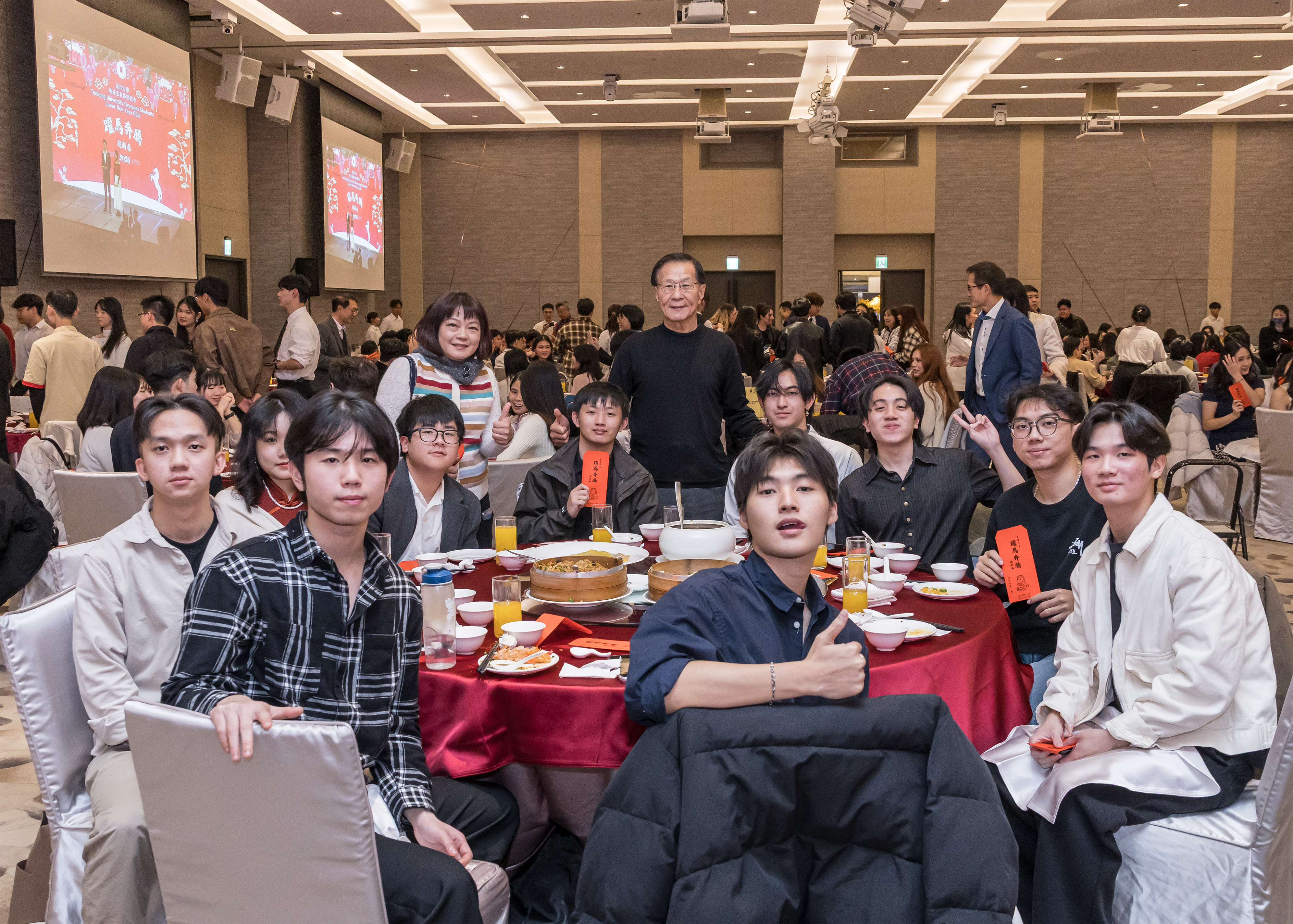 出席「2026淡江大學境外生春節聯歡會」